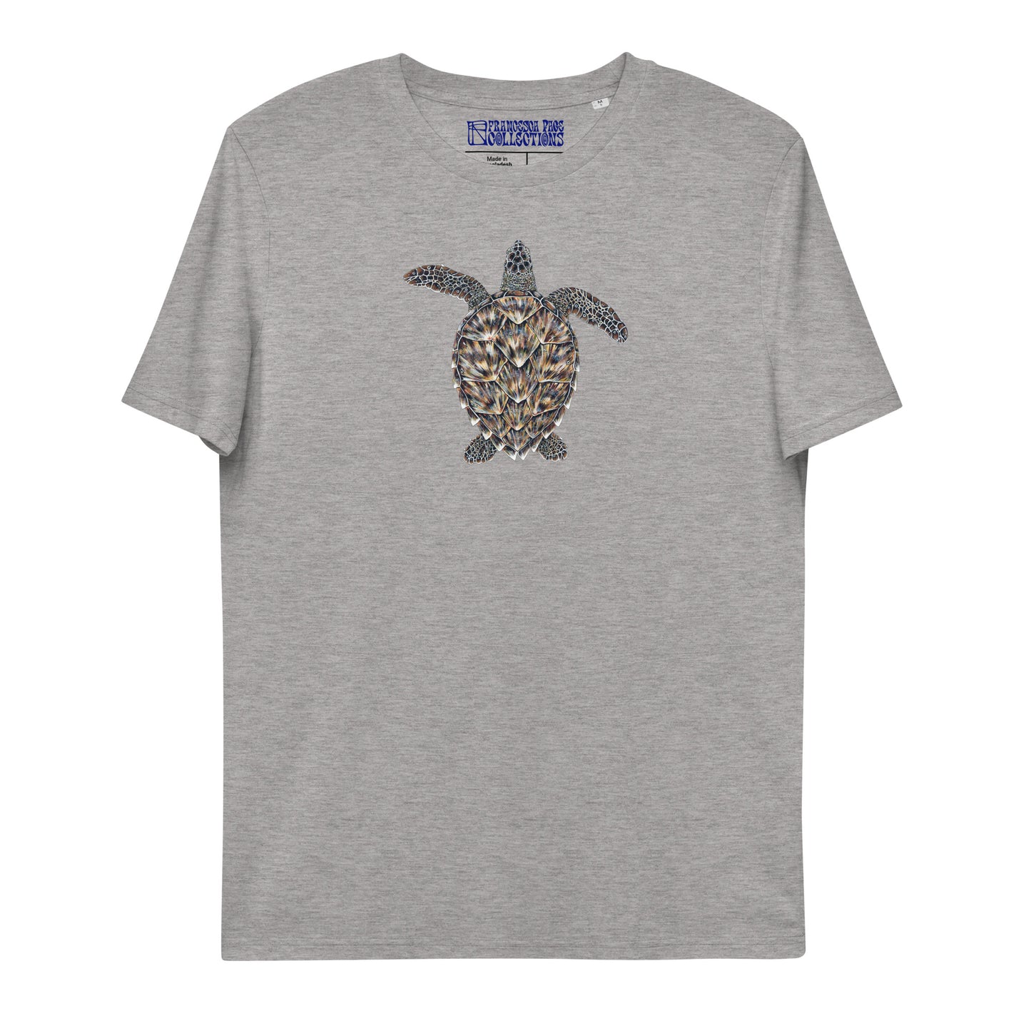 Hawksbill Sea Turtle Unisex Organic T-Shirt