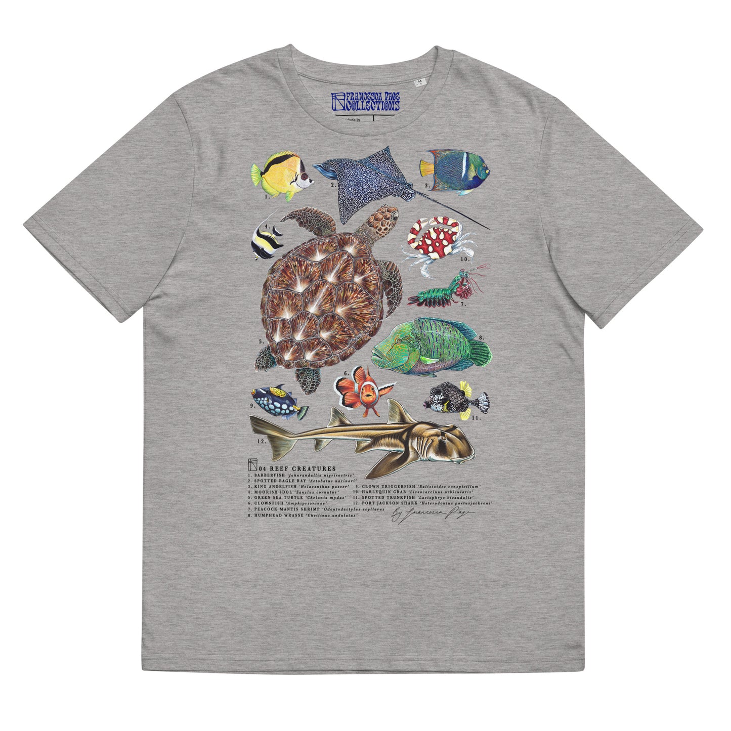 Reef Creatures Unisex Organic T-Shirt