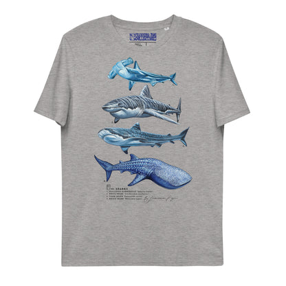 Sharks Unisex Organic T-Shirt