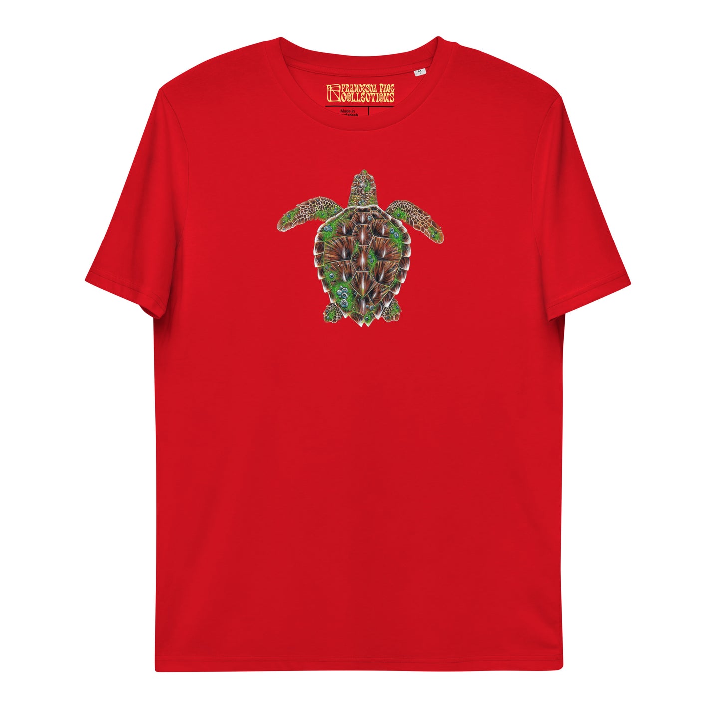 Loggerhead Sea Turtle Unisex Organic T-Shirt