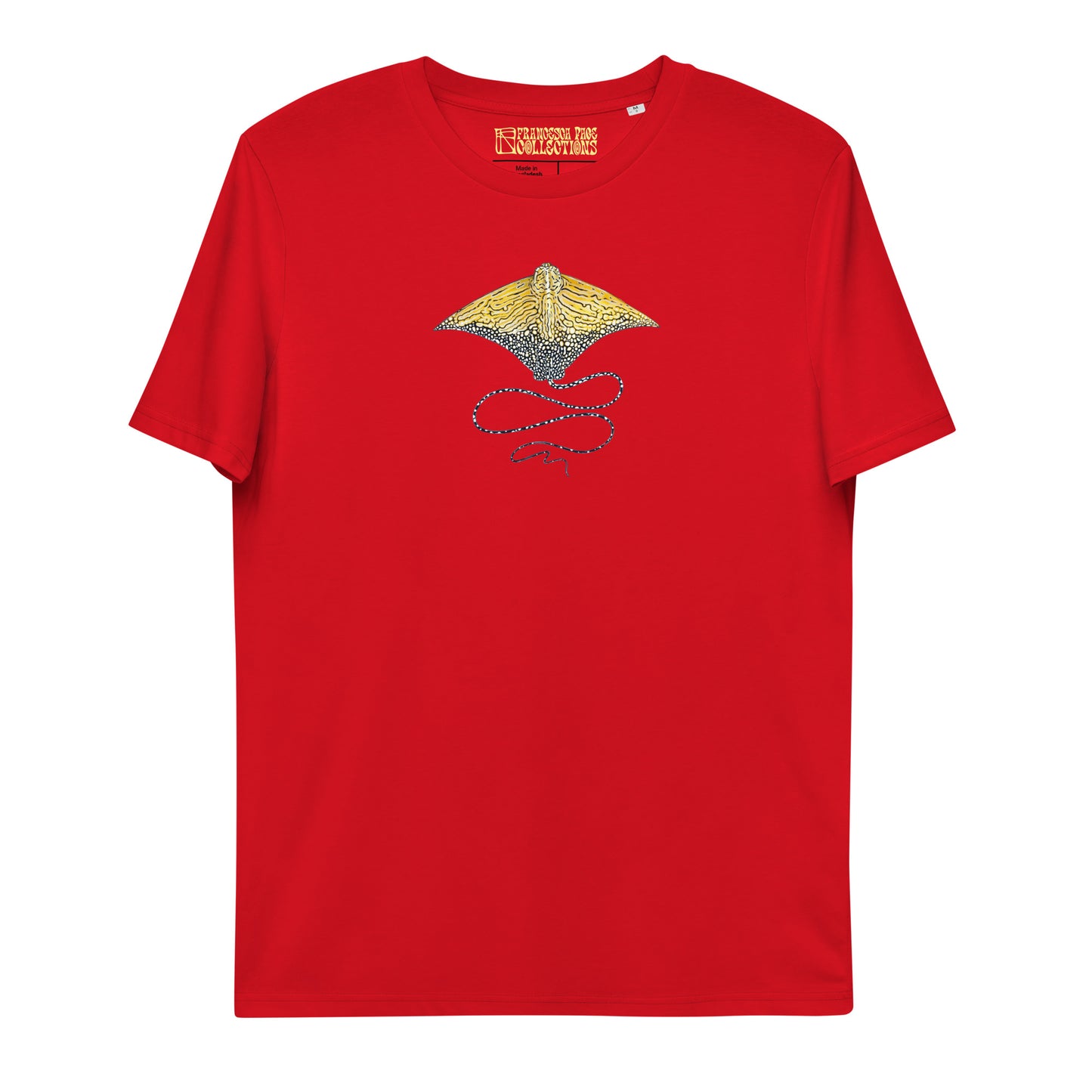 Ornate Eagle Ray Unisex Organic T-Shirt