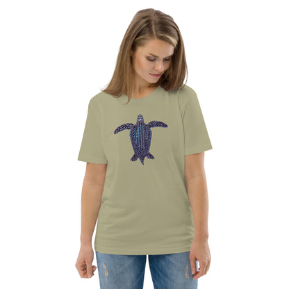 Leatherback Sea Turtle Unisex Organic T-Shirt