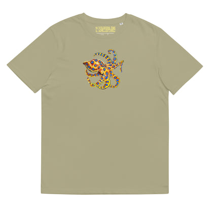 Blue ringed octopus Unisex Organic T-Shirt