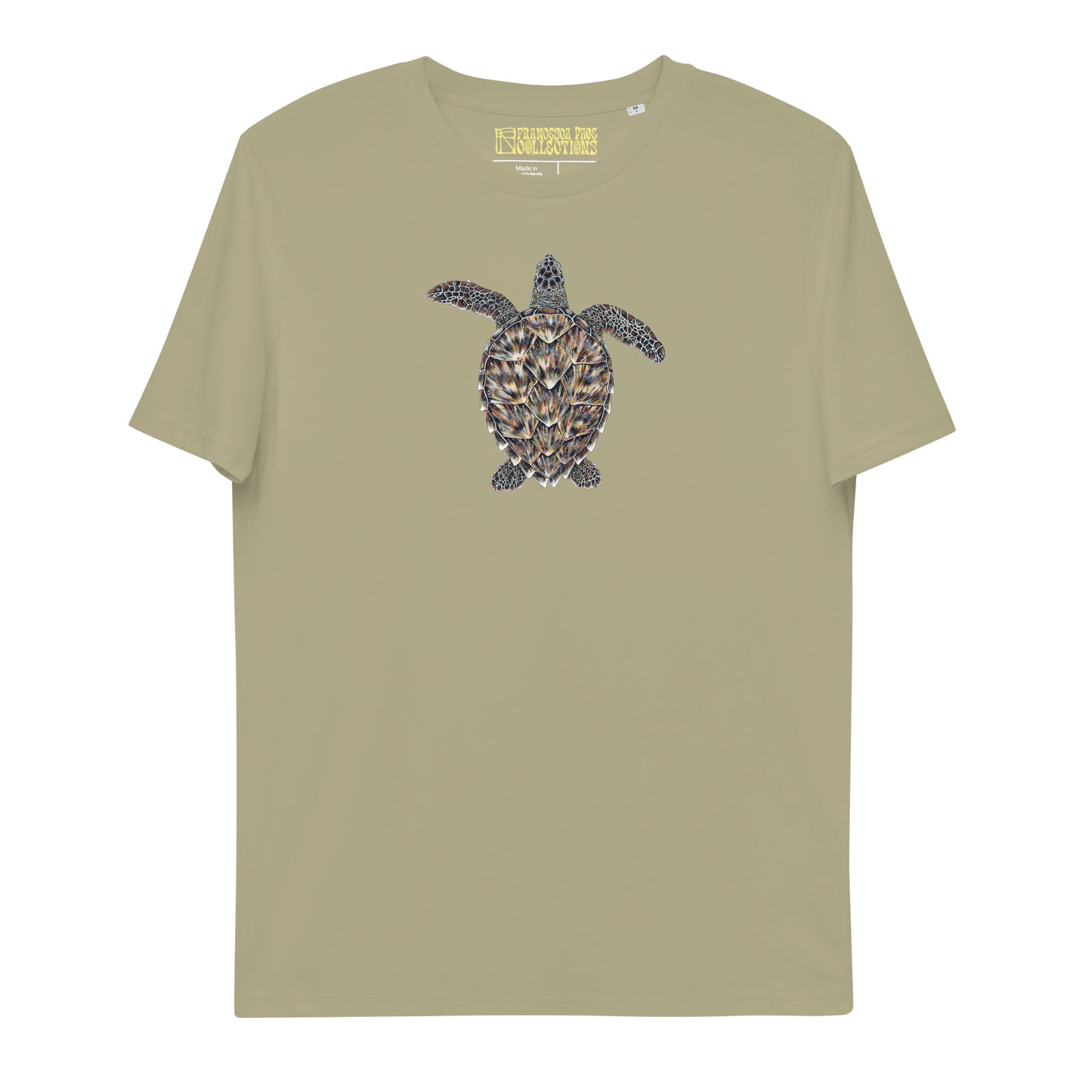 Hawksbill Sea Turtle Unisex Organic T-Shirt