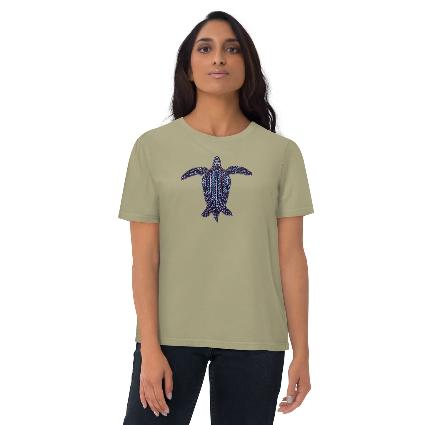 Leatherback Sea Turtle Unisex Organic T-Shirt