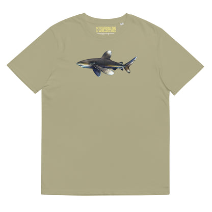 Oceanic Whitetip Shark Unisex Organic T-Shirt