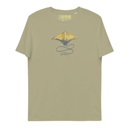 Ornate Eagle Ray Unisex Organic T-Shirt