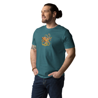 Blue ringed octopus Unisex Organic T-Shirt