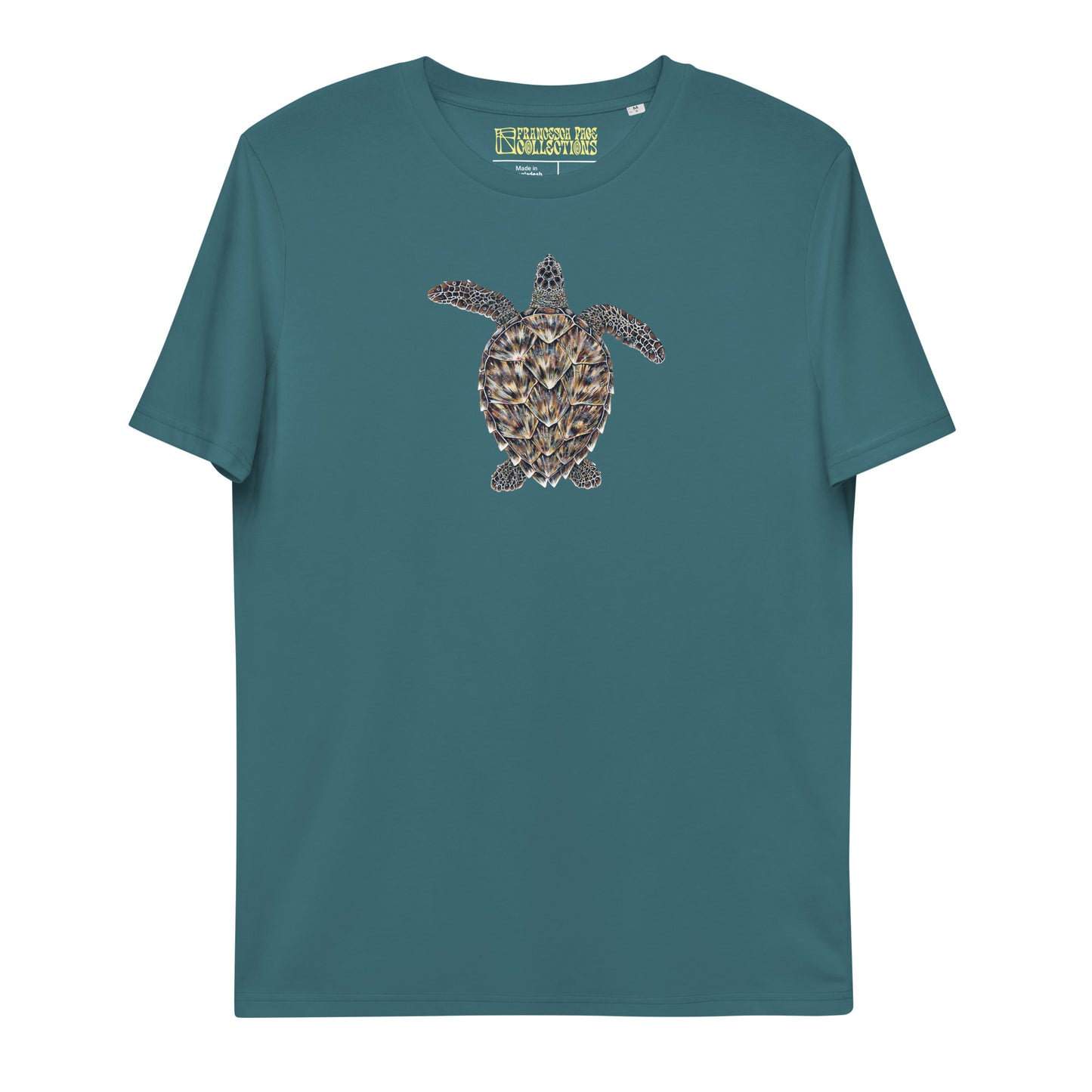 Hawksbill Sea Turtle Unisex Organic T-Shirt