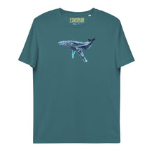 Load image into Gallery viewer, Humpback Whale Unisex Organic Tee
