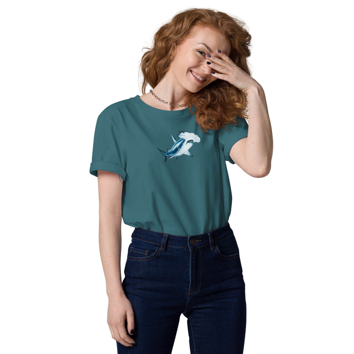 Great Hammerhead Shark Unisex Organic T-Shirt