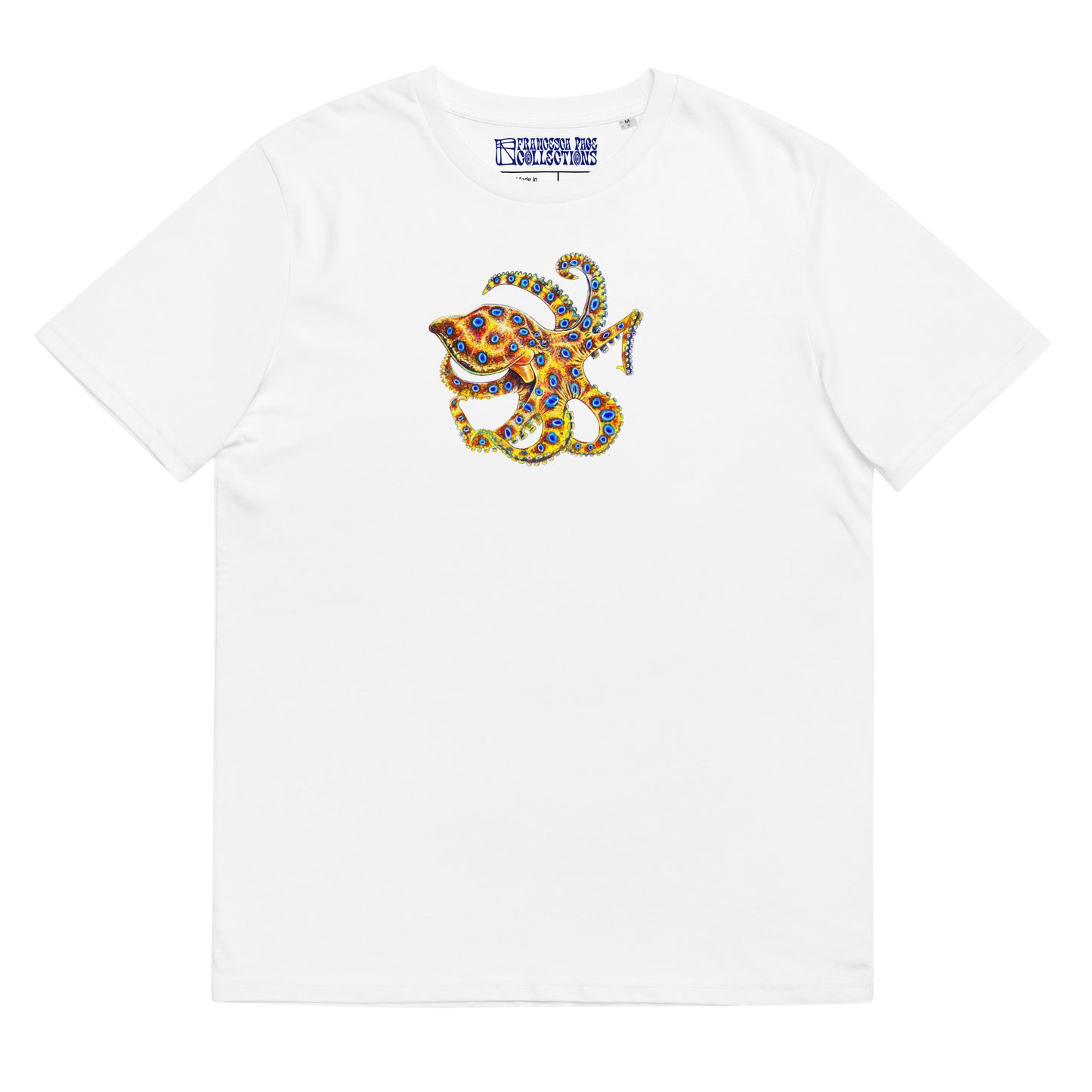 Blue ringed octopus Unisex Organic T-Shirt