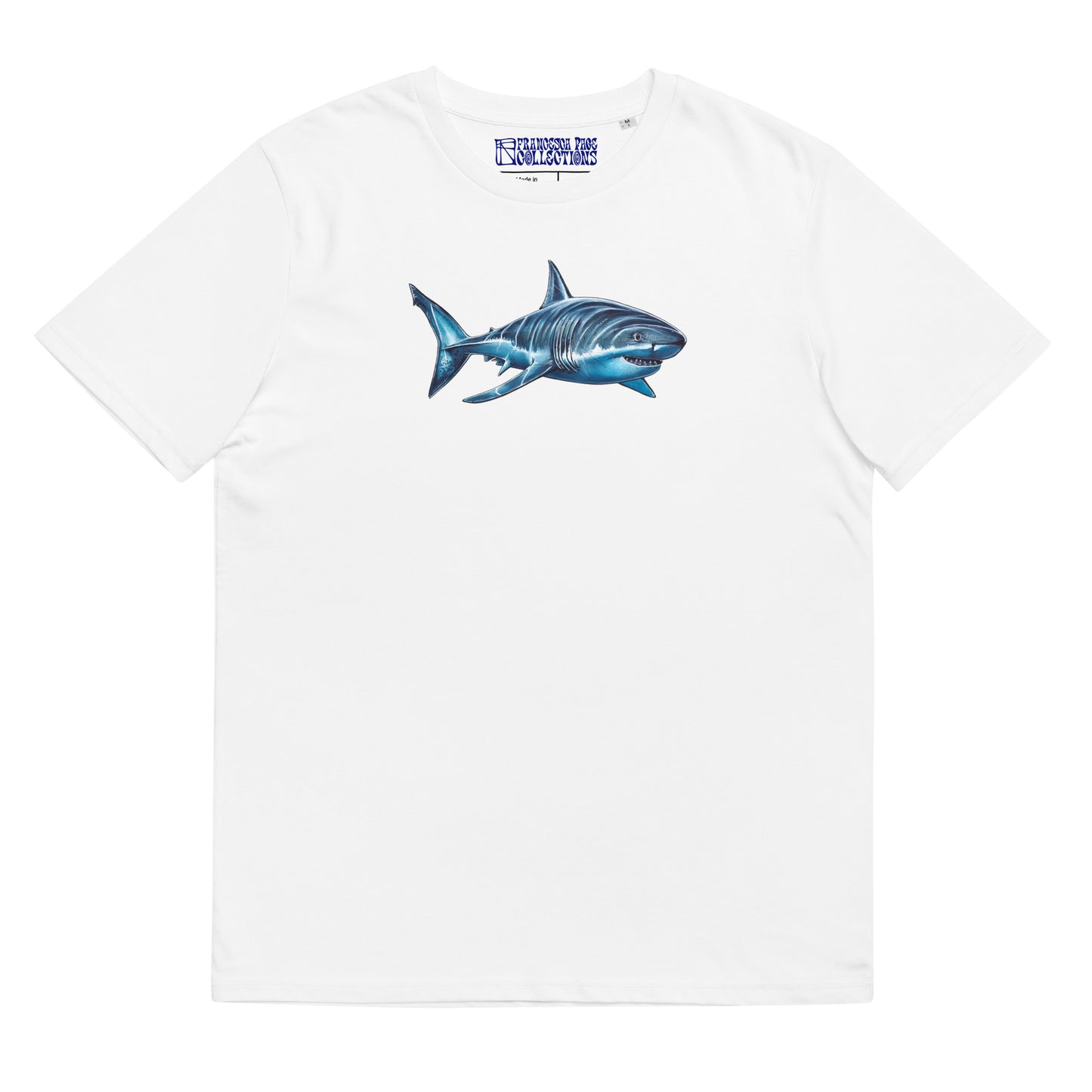 Great White Shark Unisex Organic T-Shirt