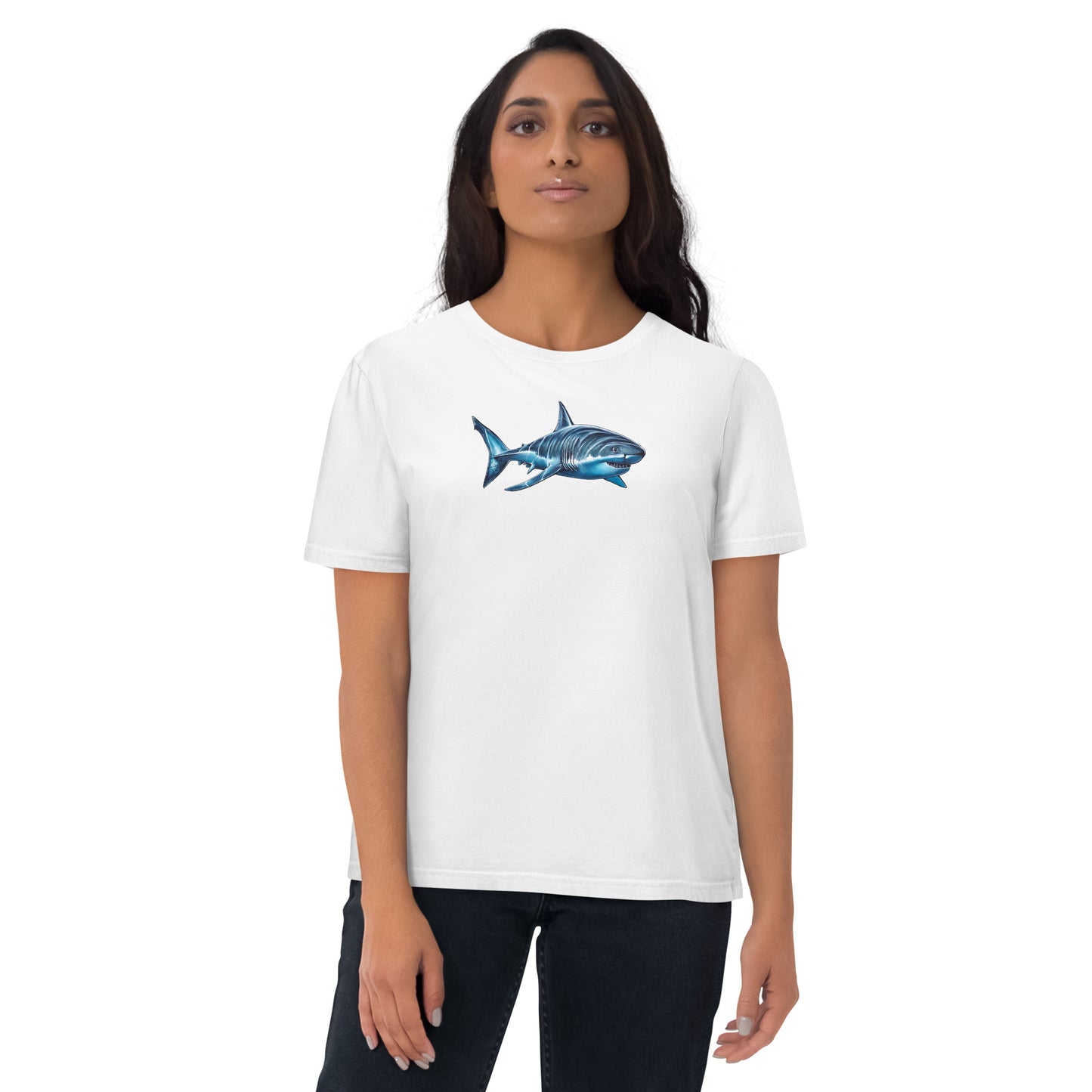 Great White Shark Unisex Organic T-Shirt