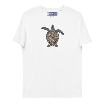 Hawksbill Sea Turtle Unisex Organic T-Shirt