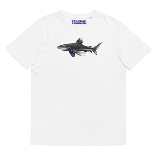 Oceanic Whitetip Shark Unisex Organic T-Shirt