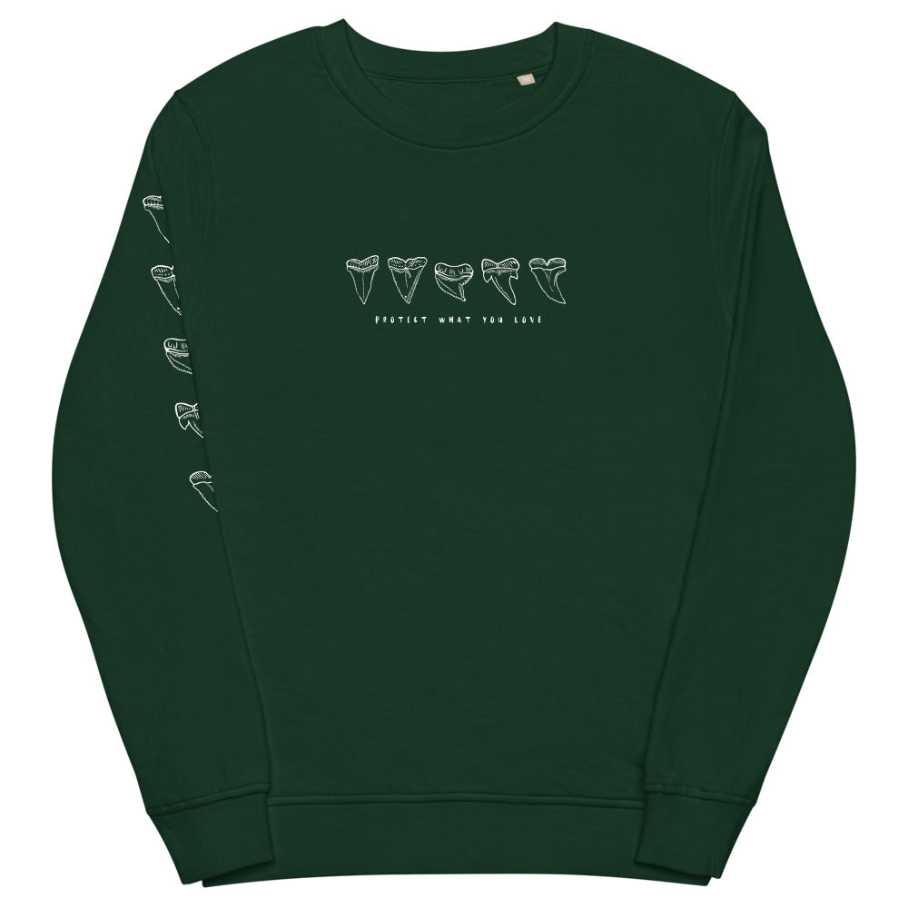 OG 200 Sharks Unisex Organic Sweatshirt - Dark Shades