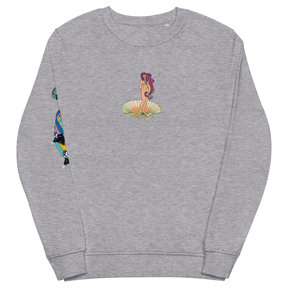 Water Woman Unisex Organic Sweatshirt - Light Shades