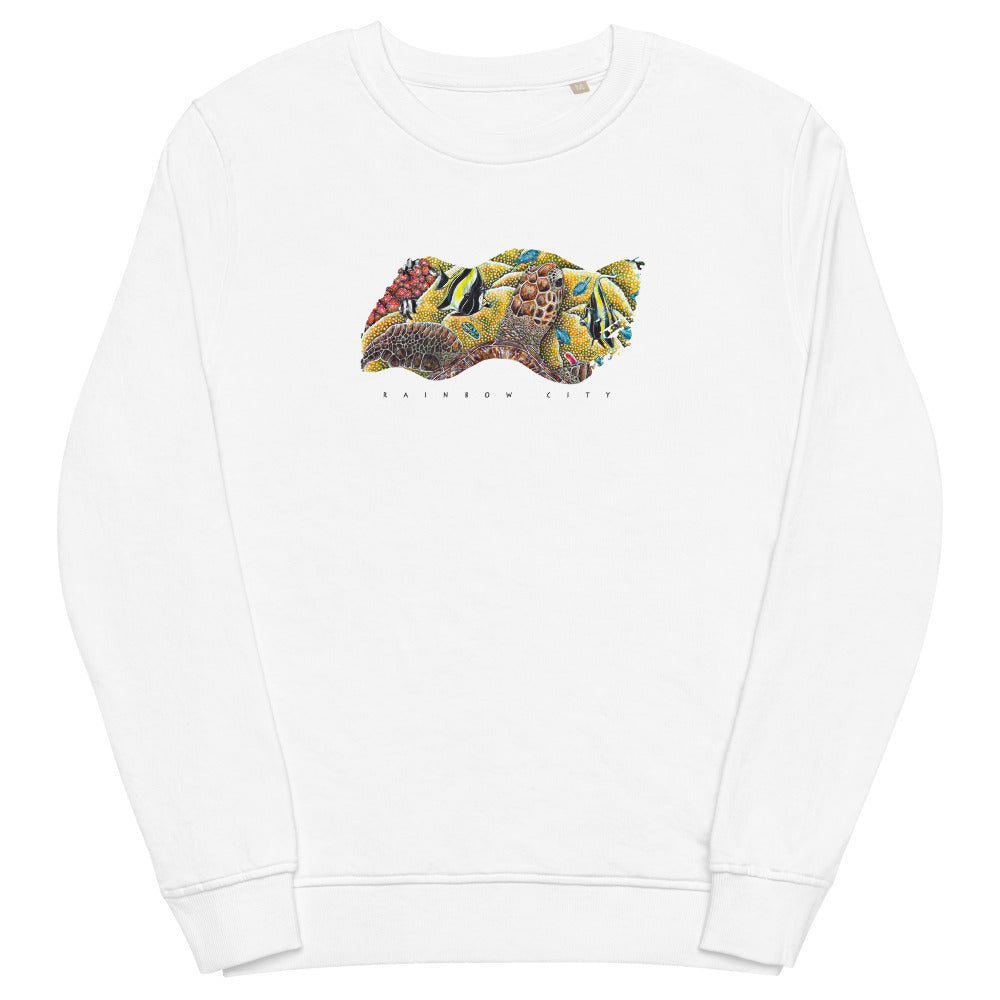 Rainbow City Unisex Organic Sweatshirt - Light Shades