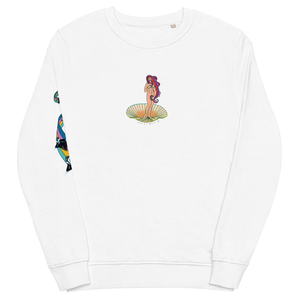 Water Woman Unisex Organic Sweatshirt - Light Shades