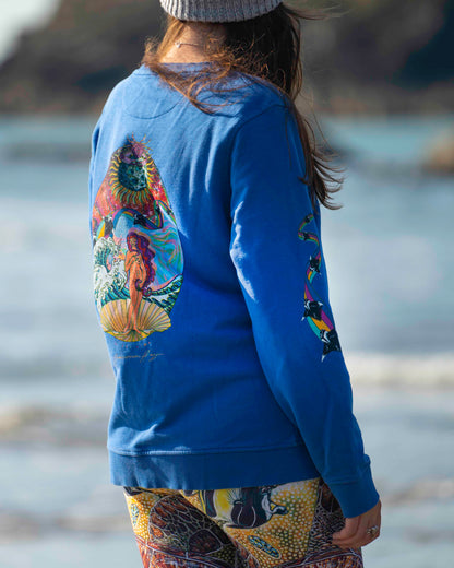 Water Woman Unisex Organic Sweatshirt - Light Shades